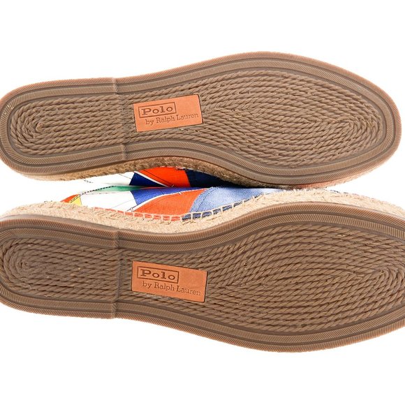 NEW POLO RALPH LAUREN Cevio Slip On Loafer Espadrille Cruise Print Nautical 11 D - Picture 12 of 12